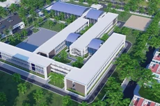 Phối cảnh Trường THCS Di Trạch, huyện Hoài Đức