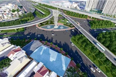 Phối cảnh nút giao thông An Phú, thành phố Thủ Đức