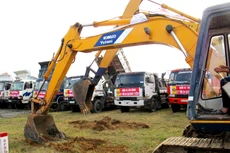 Gói thầu 7b - Dự án thành phần 2 (đoạn Quốc lộ 50 - cảng Long An) là một trong số ít gói thầu xây lắp thuộc Dự án Tân Tập - Long Hậu - Quốc lộ 50 - cảng Long An đã được khởi công. Ảnh: Thanh Nga (Báo Long An)