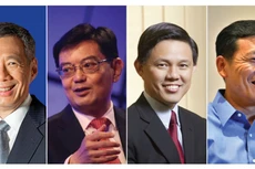 Thủ tướng Lý Hiển Long và 3 ứng cử viên sáng giá cho vị trí Thủ tướng Singapore trong tương lai (Heng Swee Keat, Chan Chun Sing và Ong Ye Kung)