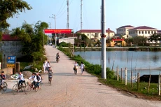 Tại Dự án Cải tạo, mở rộng tuyến đường đôi Huyện ủy, thanh tra phát hiện có sai sót trong HSMT của 2 gói thầu xây lắp số 5 và số 11. Ảnh: Chi Lê