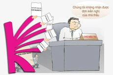 Việc chủ đầu tư cố tình “ỉm” đơn kiến nghị với lý do không nhận được đơn khiến nhà thầu phải đồng thời gửi đơn tới nhiều nơi để tạo sức ép dư luận buộc chủ đầu tư phải xử lý