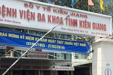 Gói thầu số 62 thuộc Dự án Bệnh viện Đa khoa Kiên Giang có bảo đảm dự thầu lên đến 2 tỷ đồng. Ảnh: Nguyễn Thanh