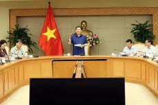 Phó Thủ tướng Vương Đình Huệ phát biểu tại cuộc họp của Ban Chỉ đạo điều hành giá. Ảnh: Thành Chung