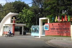 Gói thầu bị phản ánh thuộc Dự án Đầu tư xây dựng Nhà đa năng Trường Đại học Kinh tế - Đại học Đà Nẵng. Ảnh: Văn Linh