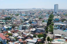 Gói thầu 1.14 Xây dựng tuyến ống thoát nước thải mạng cấp 3 và đấu nối hộ gia đình khu vực Mỹ Khê thuộc Dự án Phát triển bền vững TP. Đà Nẵng. Ảnh: Tường Lâm