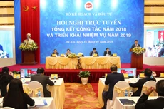 Phó Thủ tướng Vương Đình Huệ đánh giá, thành công chung của cả nước có sự đóng góp lớn, có ý nghĩa quyết định của Bộ Kế hoạch và Đầu tư. Ảnh: Lê Tiên