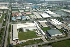 Cả nước có 256 khu công nghiệp đã đi vào hoạt động với tỷ lệ lấp đầy đạt gần 75%. Ảnh: Song Lê