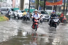 Dự án Giải quyết ngập do triều khu vực TP.HCM có xét đến yếu tố biến đổi khí hậu (giai đoạn 1) đầu tư theo hình thức BT do Trung Nam Group làm nhà đầu tư. Ảnh: Hoài Tâm