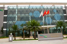 Khu công nghệ cao Hòa Lạc đang được tập trung đầu tư hạ tầng các phân khu chức năng cùng với việc đẩy nhanh tiến độ giải phóng mặt bằng. Ảnh: Tiên Giang