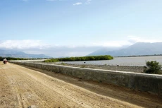 Dự án Đầu tư khu phức hợp lấn biển Phú Hài chưa hoàn chỉnh thủ tục môi trường và hồ sơ xin cấp phép xây dựng. Ảnh: Bùi Đức Thâu