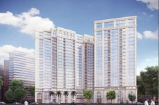 Phối cảnh Chung cư Aqua Central 44 Yên Phụ (Hà Nội). Ảnh Internet