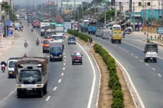 Dự án Cải tạo, nâng cấp Quốc lộ 1A đoạn Văn Điển - Ngọc Hồi (Hà Nội) dài khoảng 3,8 km, có tổng mức đầu tư gần 888 tỷ đồng. Ảnh: Huy Hùng