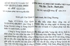 Gói thầu nghi vấn thiên vị trong cấp giấy phép bán hàng: Chuyển hồ sơ tới cơ quan cạnh tranh xem xét, xử lý