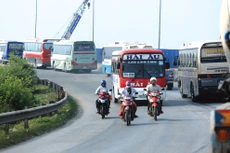 Sau khi hoàn thành, tuyến cao tốc Ninh Bình - Nam Định - Thái Bình sẽ giảm tải cho Quốc lộ 10. Ảnh: Nhã Chi