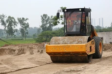 Thi công chậm tiến độ tại Gói thầu 11e, Công ty TNHH Gia Bảo bị chấm dứt hợp đồng, tịch thu bảo lãnh thực hiện hợp đồng. Ảnh: Tiên Giang