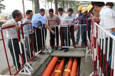 Lãnh đạo EVNHCMC kiểm tra thi công các công trình ngầm hóa