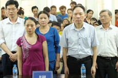 Bị cáo Phan Minh Nguyệt bị truy tố tội danh Lợi dụng chức vụ, quyền hạn trong khi thi hành công vụ. Ảnh: Việt Dũng Vnexpress