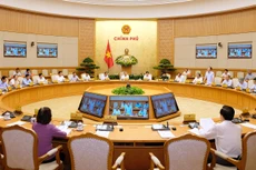 Thủ tướng Nguyễn Xuân Phúc chủ trì Phiên họp Chính phủ thường kỳ tháng 6/2018. Ảnh: Hiếu Nguyễn