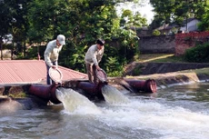 Gói thầu “Xây lắp + Thiết bị khu đầu mối” thuộc Dự án Cải tạo hệ thống tiêu nội đồng tỉnh Vĩnh Phúc. Ảnh minh họa: Internet