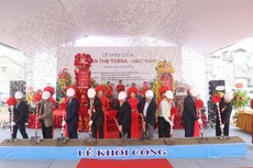 Liên danh Công ty CP Đầu tư Văn Phú số 2 - Công ty CP In và Văn hóa phẩm chính thức khởi công Dự án The Terra - Hào Nam sáng 16/3