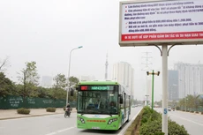 Tuyến BRT có tổng mức đầu tư 53,6 triệu USD, trong đó chi phí xây dựng 20,7 triệu USD, thiết bị hơn 24 triệu USD… Ảnh: Lê Tiên