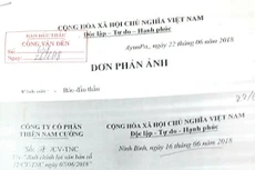 Một số nhà thầu gửi đơn kiến nghị, đơn phản ánh về việc bị cản trở khi đi mua HSMT nhưng chỉ vài ngày sau lại xin rút đơn. Ảnh: Nhã Chi