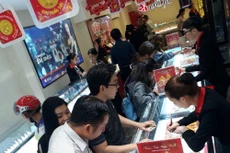 Hôm qua là một ngày bội thu của các doanh nghiệp vàng. Ảnh:PV.