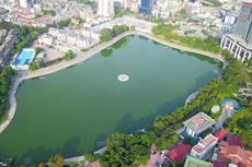 Một trong những Công viên hồ điều hòa trên địa bàn TP. Hà Nội