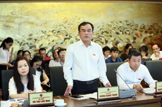 Chủ tịch Tập đoàn Điện lực Việt Nam Dương Quang Thành giải trình thêm về việc tăng giá điện tại Phiên thảo luận tổ diễn ra sáng 22/5