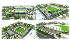 Phối cảnh Sân vận động Mạo Khê, thị xã Đông Triều, Quảng Ninh