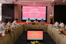 Toàn cảnh Tọa đàm “Liên kết phát triển tiểu vùng Nam Trung Bộ trong bối cảnh mới" 