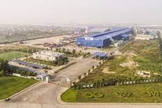 Nhà máy sản xuất công ty Cổ phần luyện thép Việt Nhật. (Ảnh: Báo Hải Phòng).
