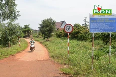 Bon Đắk Prí, xã Nâm N’Đir, huyện Krông Nô, tỉnh Đắk Nông (ảnh Báo Đắk Nông)