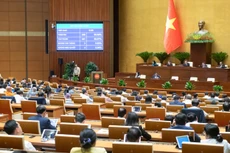 Quốc hội biểu quyết thông qua Luật Đầu tư công (sửa đổi)
