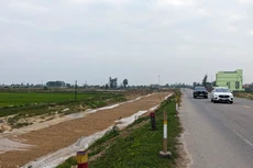 Dự án Nâng cấp, cải tạo Quốc lộ 9 nối Quốc lộ 1 và cảng Cửa Việt. Ảnh: PLO