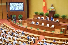 Quang cảnh phiên họp tại Kỳ họp thứ 5, Quốc hội khoá XV, ngày 27/5/2023