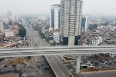 Đường Vành đai 2 trên cao của Hà Nội đã sẵn sàng thông xe.