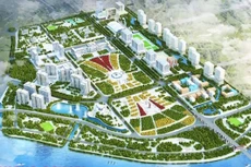 Phối cảnh Khu đô thị mới Bắc sông Cấm