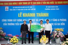 Quảng Bình: Khánh thành nhà lớp học, chức năng trường Tiểu học số 2 Ba Đồn