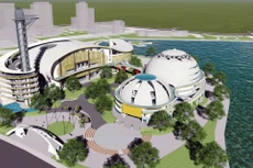 Phối cảnh mô hình kiến trúc dự án Cung thiếu nhi Hà Nội