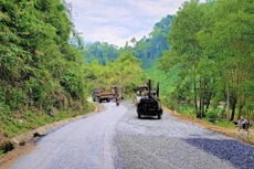 Nâng cấp Quốc lộ 14D, tỉnh Quảng Nam. Ảnh minh họa.