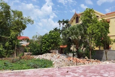 Một trong những lô đất được chuyển đổi thành đất ở liên quan vụ án tại huyện Thủy Nguyên (TP. Hải Phòng)