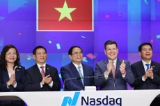 Thủ tướng Chính phủ Phạm Minh Chính rung chuông khai mạc phiên giao dịch tại Sàn Giao dịch chứng khoán NASDAQ