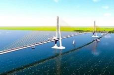 Phối cảnh dự kiến cầu Đại Ngãi. Nguồn: Bộ GTVT