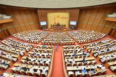 Quang cảnh phiên họp tại Kỳ họp thứ 5, Quốc hội khoá XV, ngày 31/5/2023