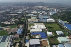 Toàn cảnh KCN Khai Quang trên địa bàn TP Vĩnh Yên, tỉnh Vĩnh Phúc