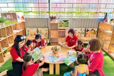 Xây thư viện xanh, TNS Holdings mang niềm vui đọc sách cho trẻ thơ