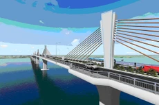 Dự án Cầu Cửa Đại có tổng mức đầu tư khoảng 3.400 tỷ đồng. Ảnh: Lê Tiên