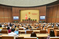 Quốc hội thảo luận tại hội trường về thực hiện Kế hoạch đầu tư công trung hạn